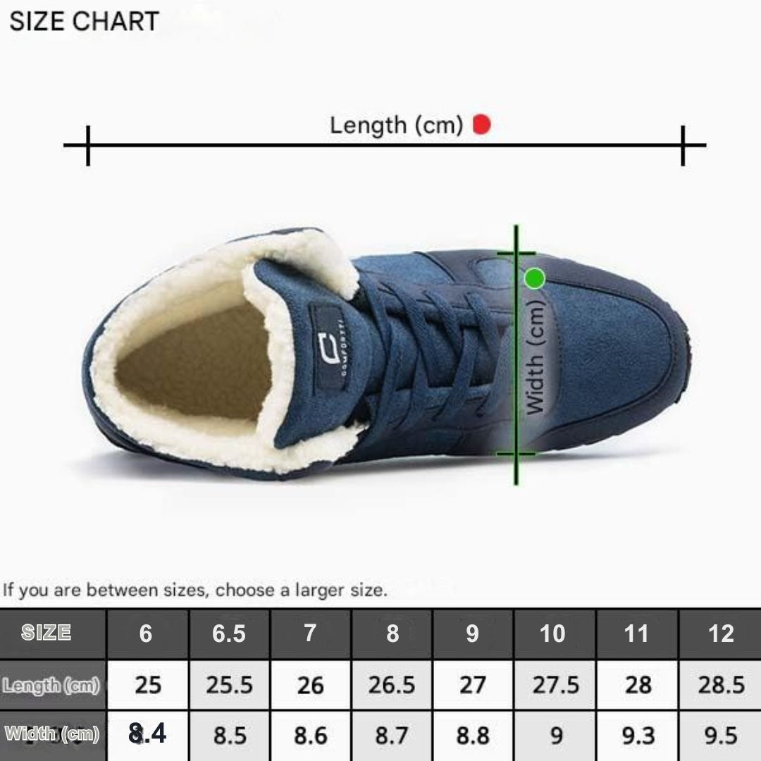 Warm Men's Shoes with Lined Interior – Ruben