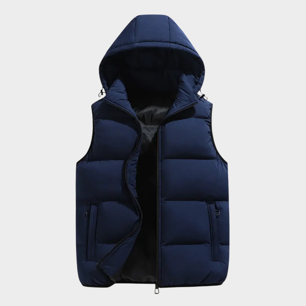 Hard-wearing Padded Men's Gilet with Hood – Leonardo Autumn Edition