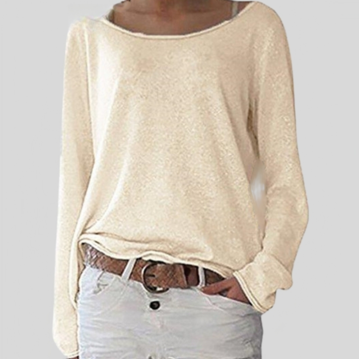 Comfortable Ladies' Sweater with Long Sleeves – Soraya