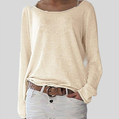 Comfortable Ladies' Sweater with Long Sleeves – Soraya