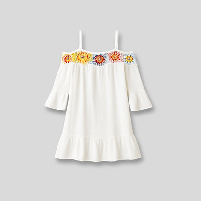 Strapless mini dress with a loose fit – Livia