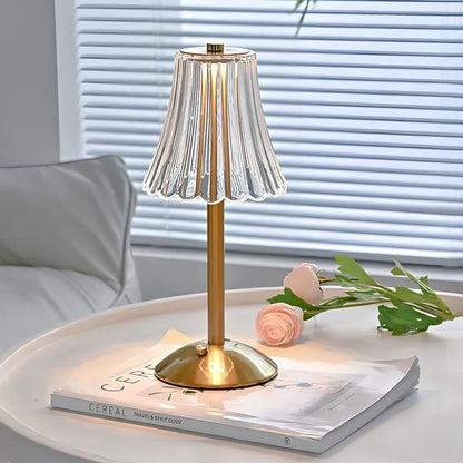Golden Crystal Table Lamp - Aurora Luxe