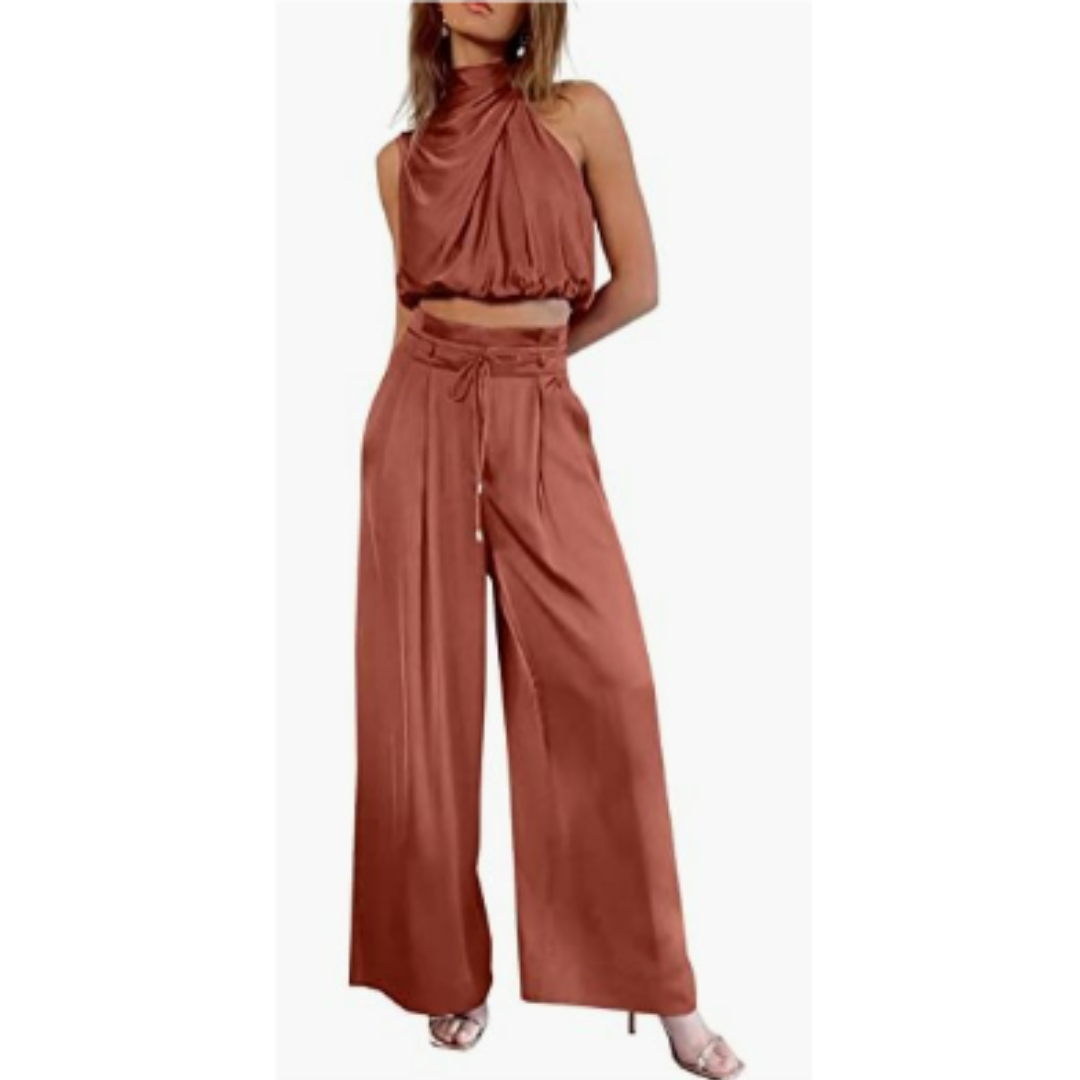 Women's summer jumpsuit with a relaxed fit – Salena