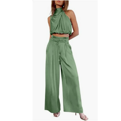 Women's summer jumpsuit with a relaxed fit – Salena