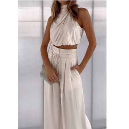 Women's summer jumpsuit with a relaxed fit – Salena