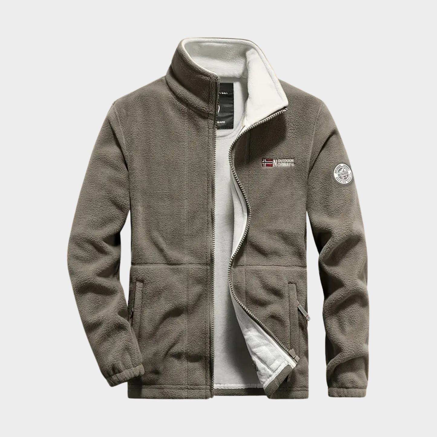 Warm Men's Fleece with Zip – Bjorn
