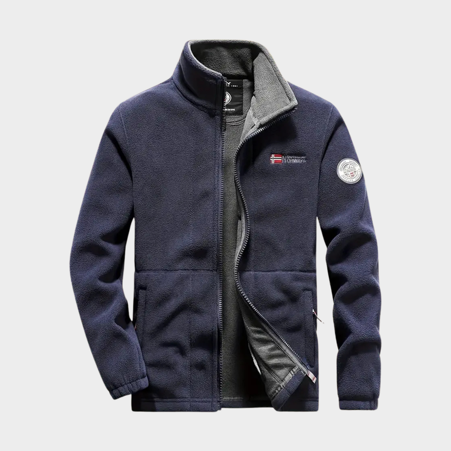Warm Men's Fleece with Zip – Bjorn