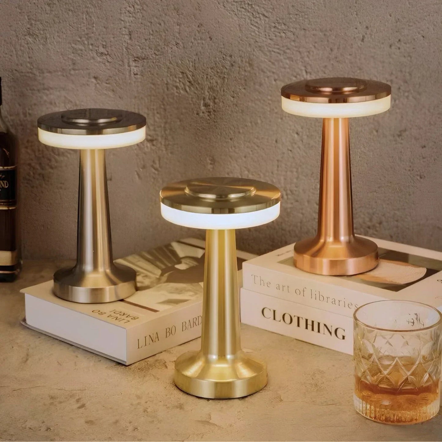 Wireless Retro Table Lamp - LumiBar