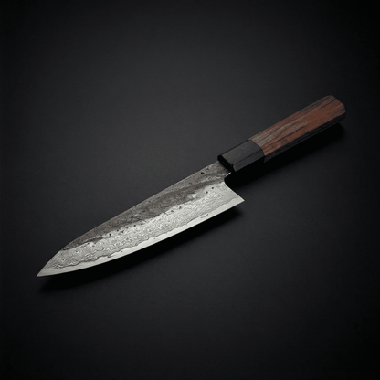 Kiritsuke Knife, Stainless Steel Blade, Ironwood Handle, 8.5 in 1