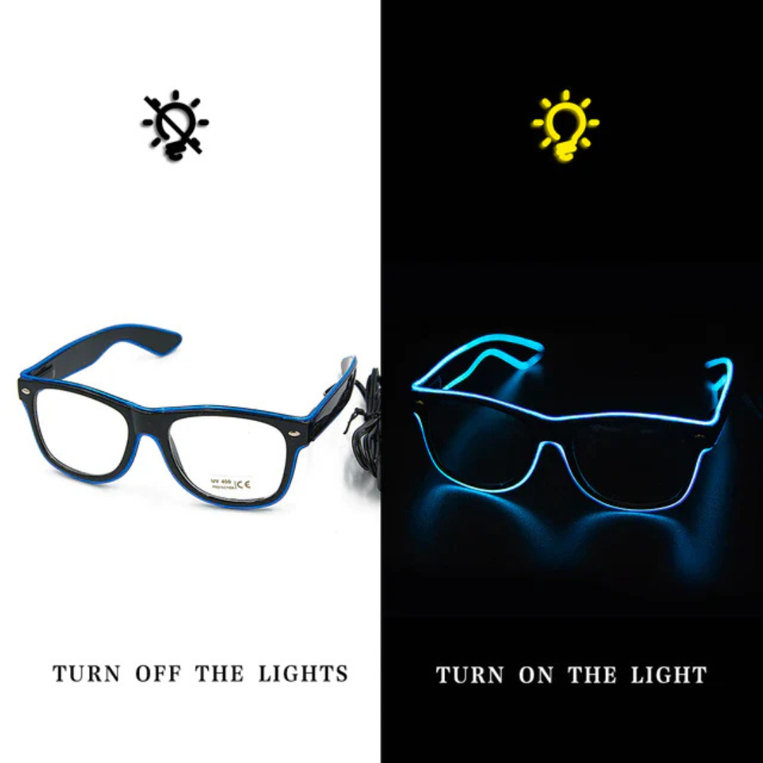 Glowing Neon Glasses - LumaGlow