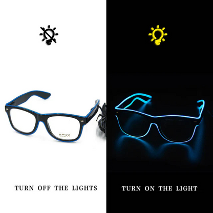 Glowing Neon Glasses - LumaGlow