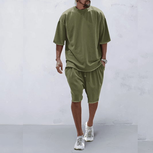 Casual men's sports set in loose-fit style – Cassian