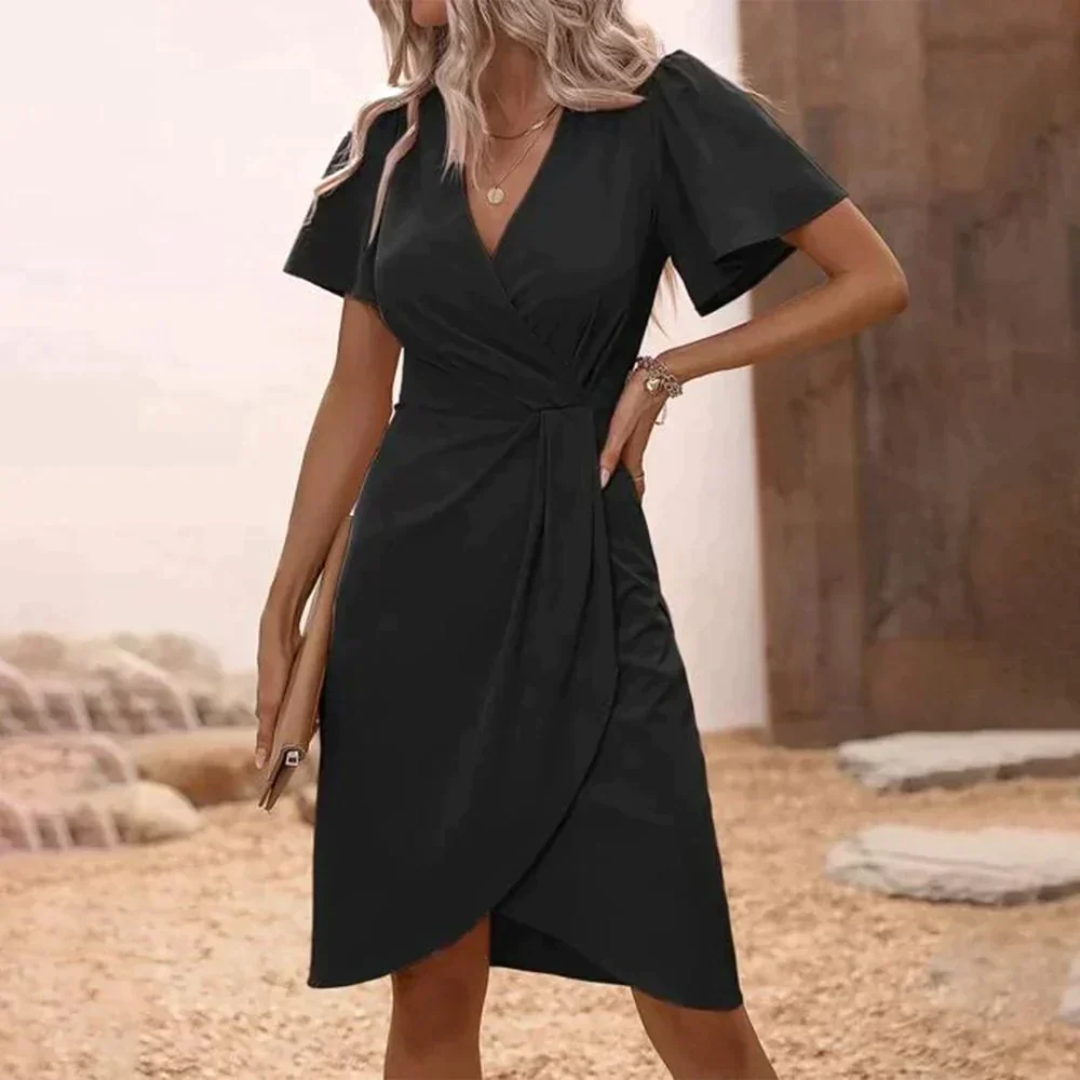 Trendy Wrap Dress - Serafina