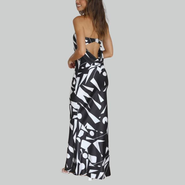 Strapless maxi dress with a relaxed fit – Jade