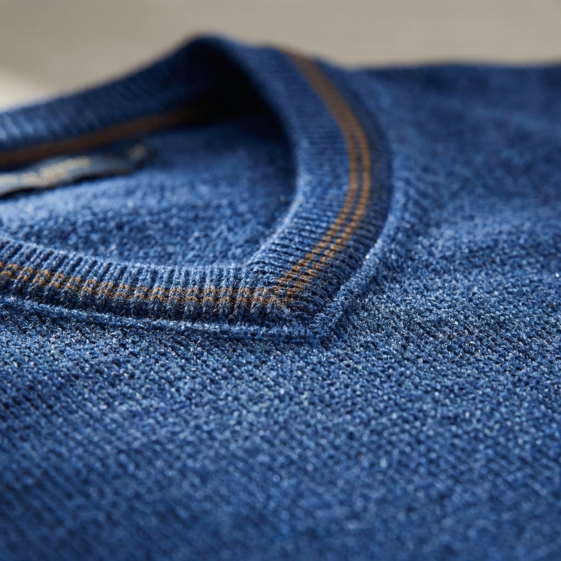 V-Neck Collared Jumper - Ian