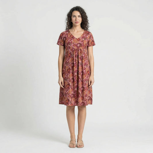 V-Neck Holiday Dress - Olivia