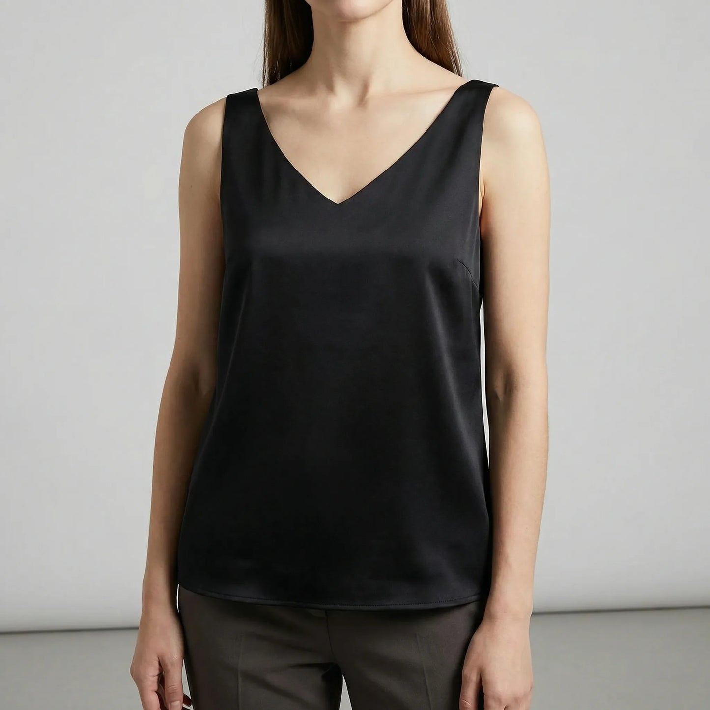 V-Neck Sleeveless Vest - Aurelia