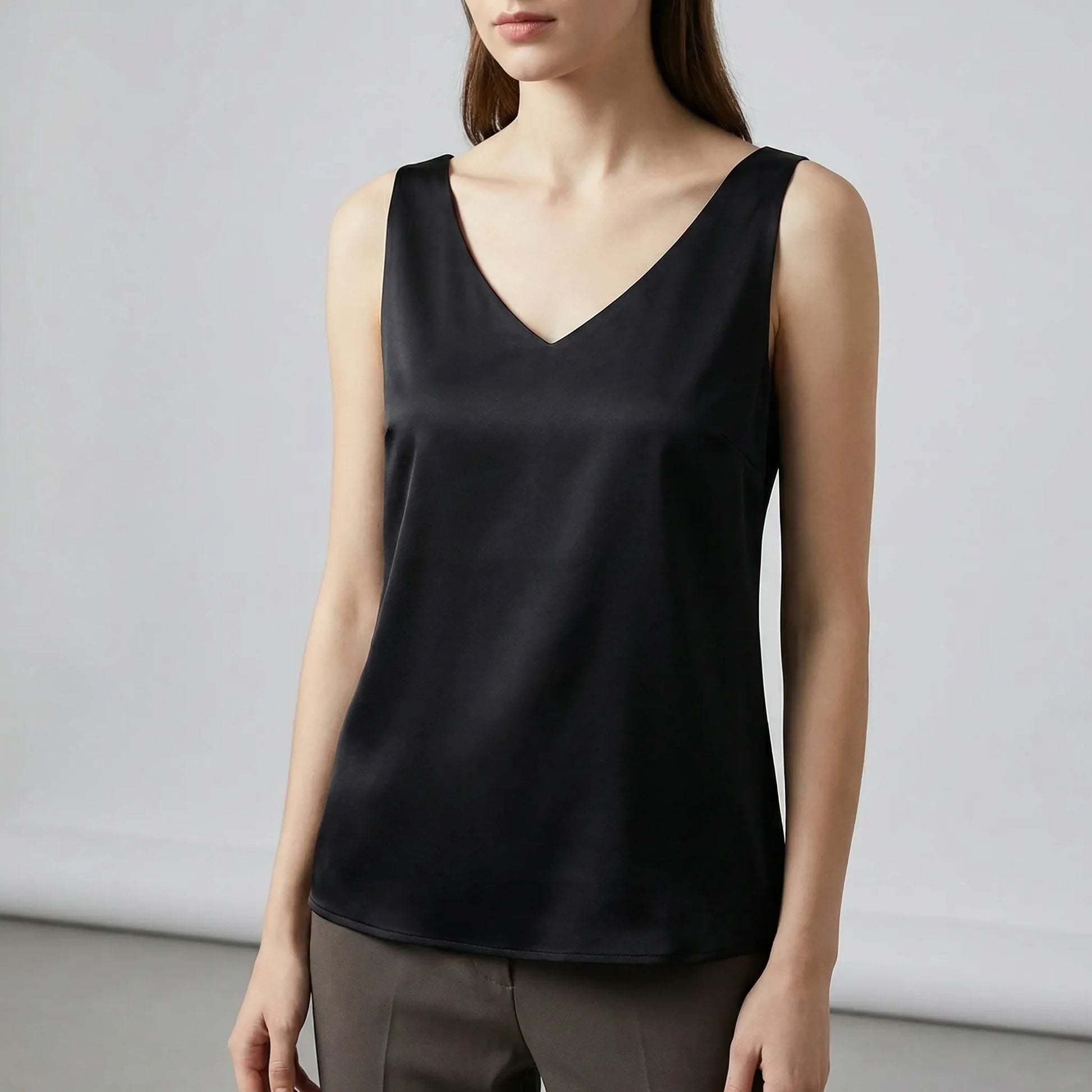 V-Neck Sleeveless Vest - Aurelia
