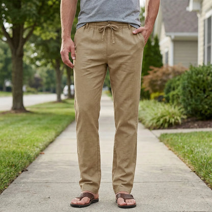Versatile Straight-Leg Trousers - Emilio