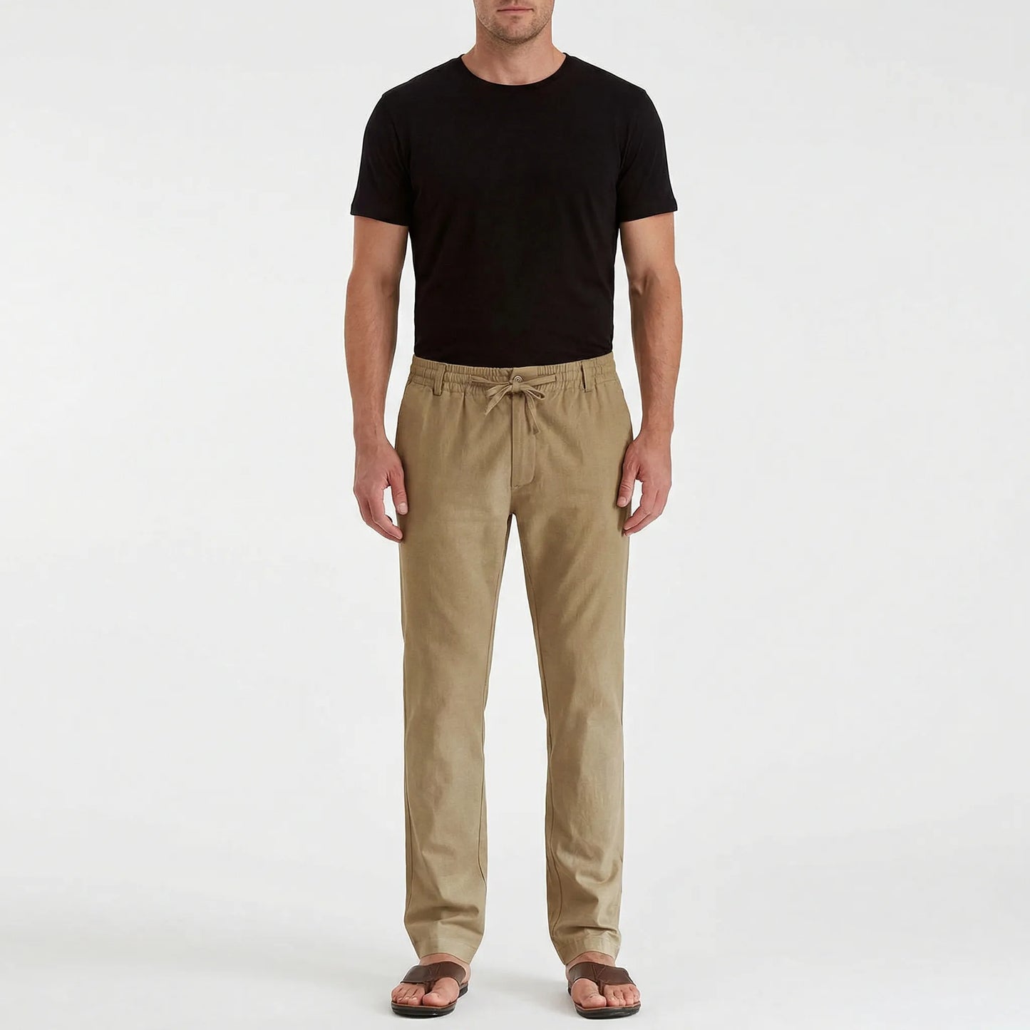 Versatile Straight-Leg Trousers - Emilio