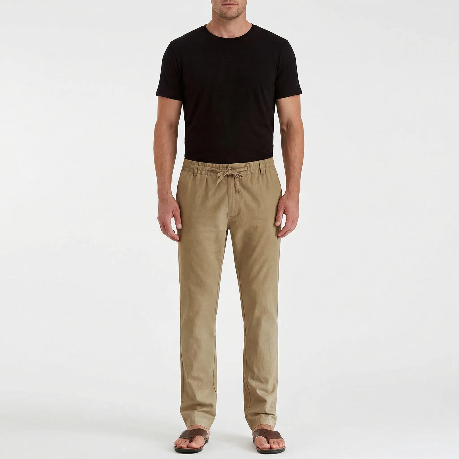 Versatile Straight-Leg Trousers - Emilio