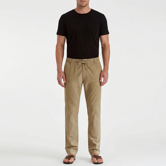 Versatile Straight-Leg Trousers - Emilio