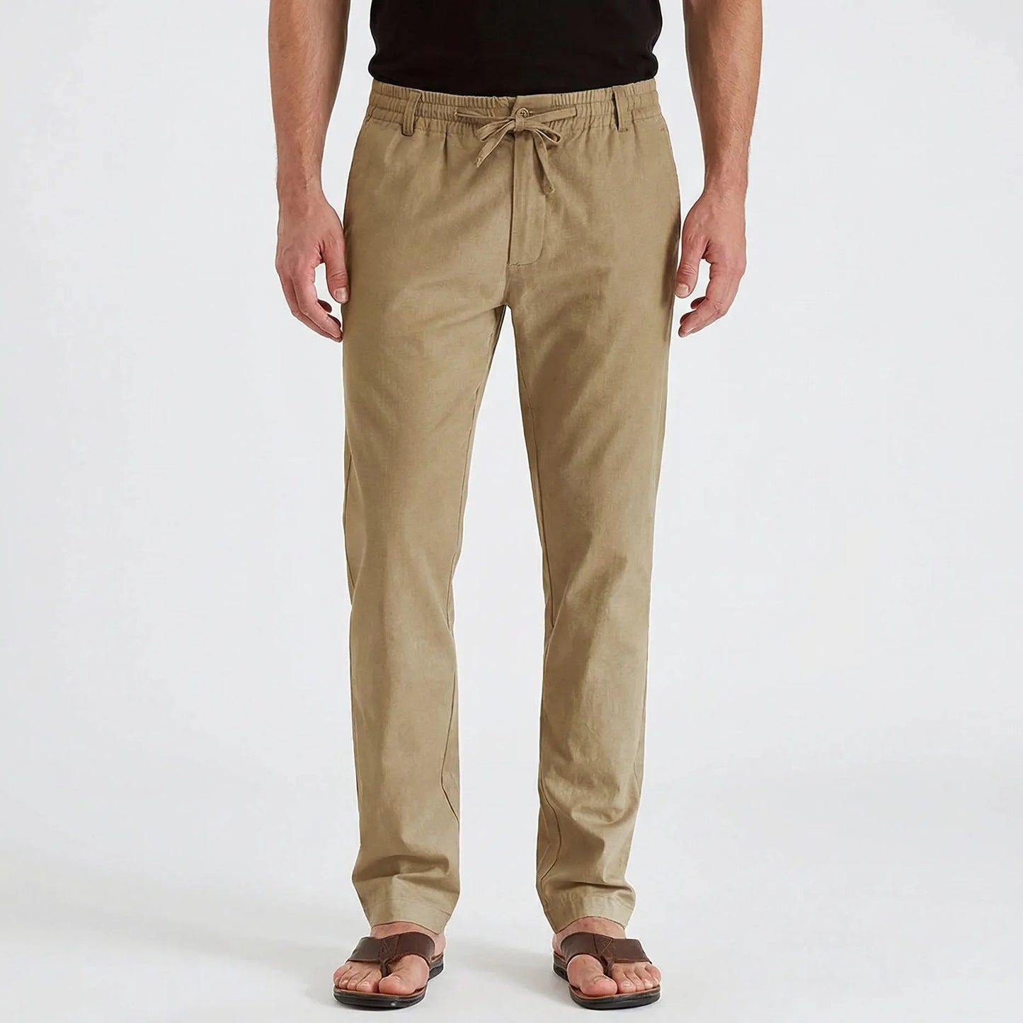 Versatile Straight-Leg Trousers - Emilio