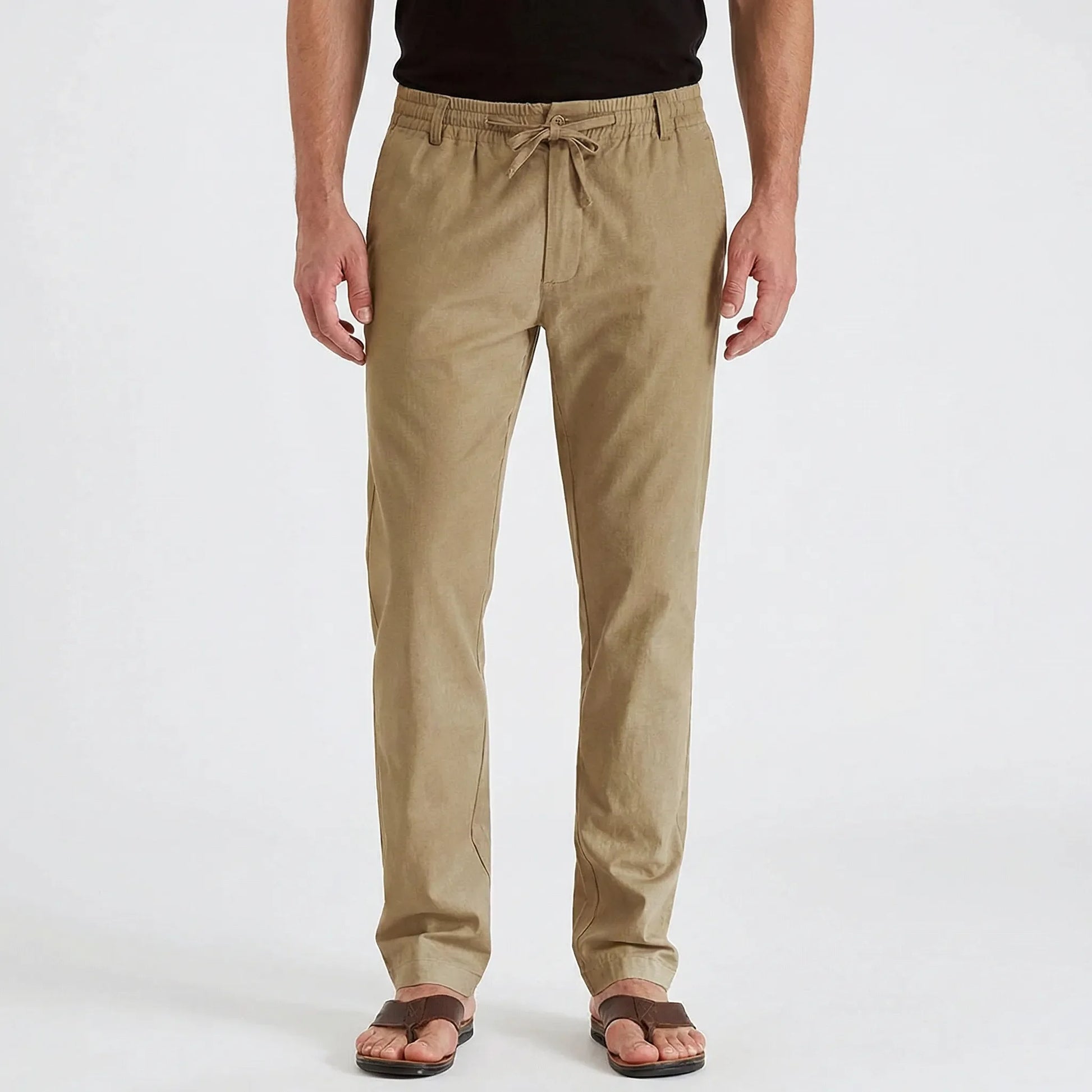 Versatile Straight-Leg Trousers - Emilio