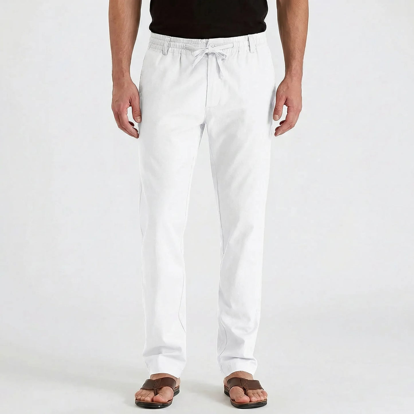 Versatile Straight-Leg Trousers - Emilio