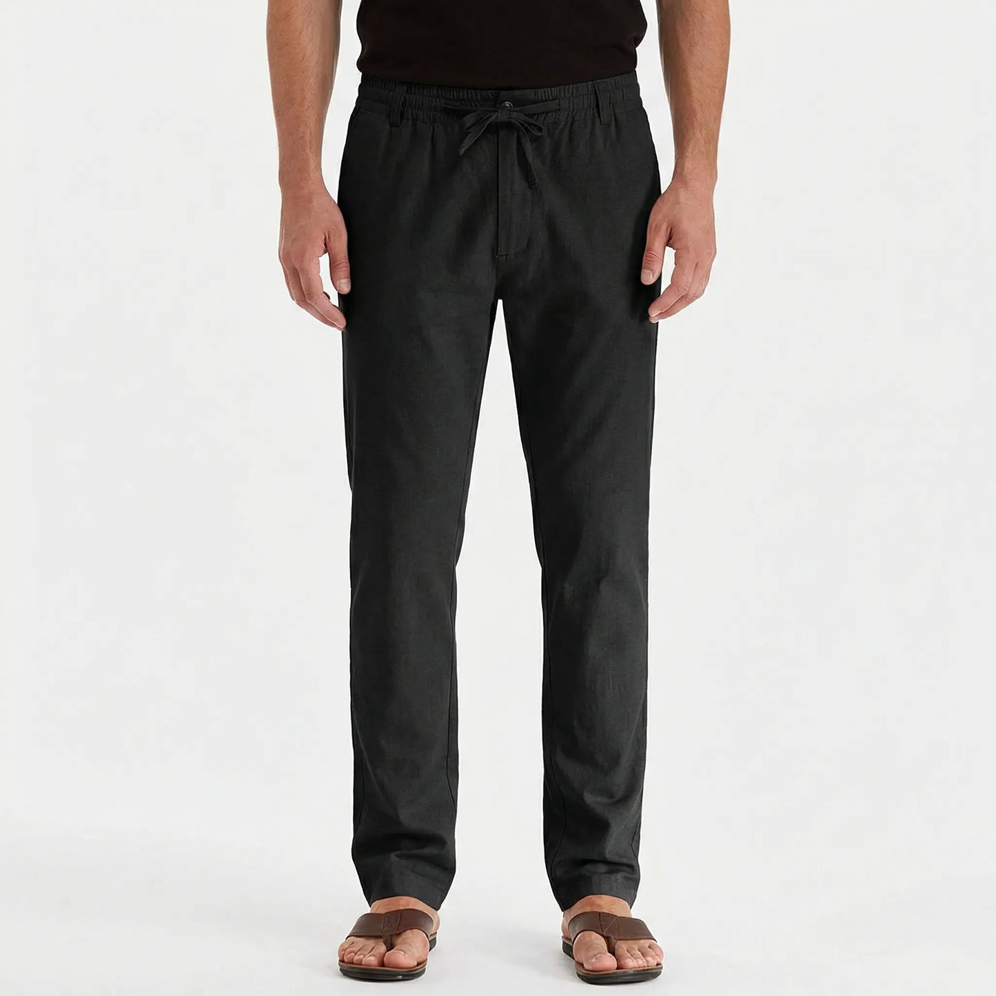 Versatile Straight-Leg Trousers - Emilio