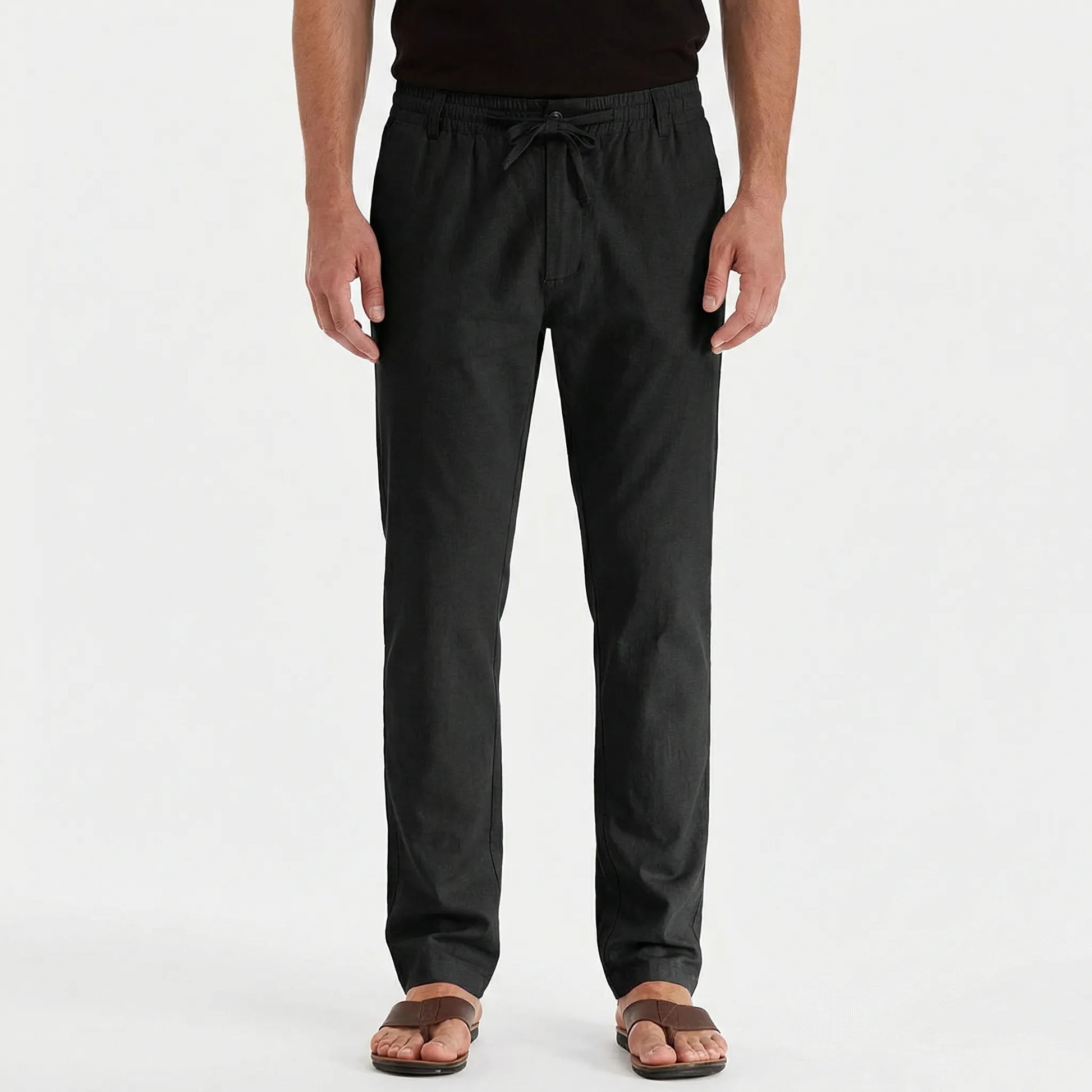 Versatile Straight-Leg Trousers - Emilio