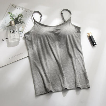 Vest Top With Built-In Bra - Erma