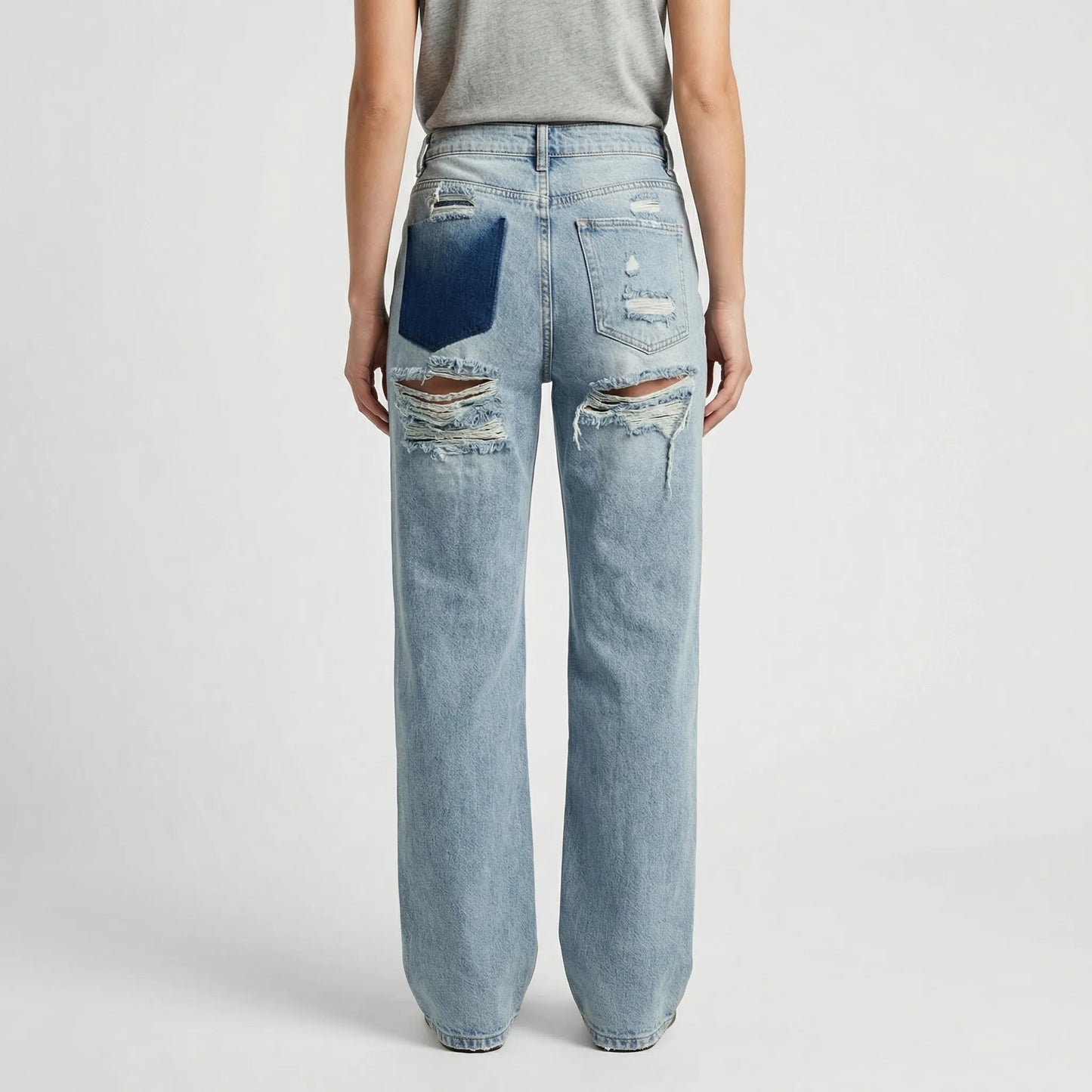 Vintage Ripped Jeans Women - Nelly