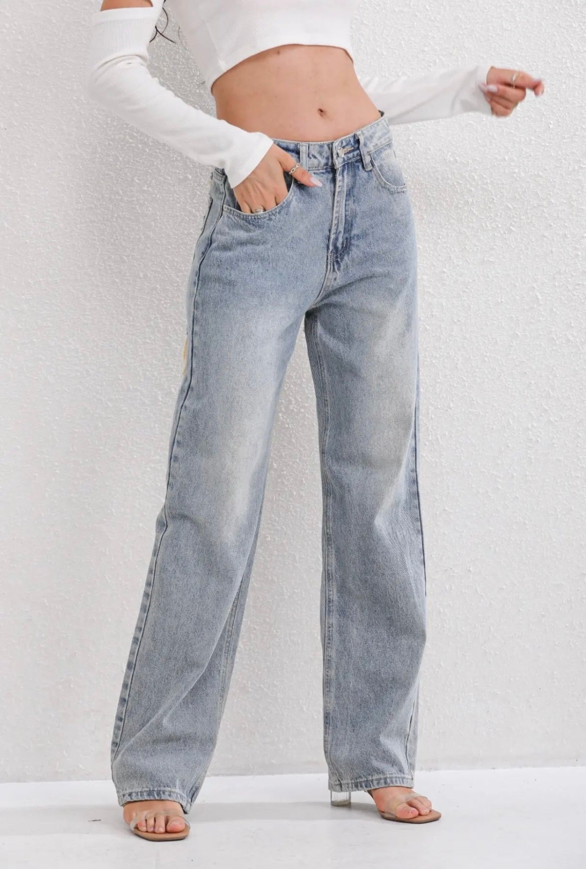 Vintage Ripped Jeans Women - Nelly