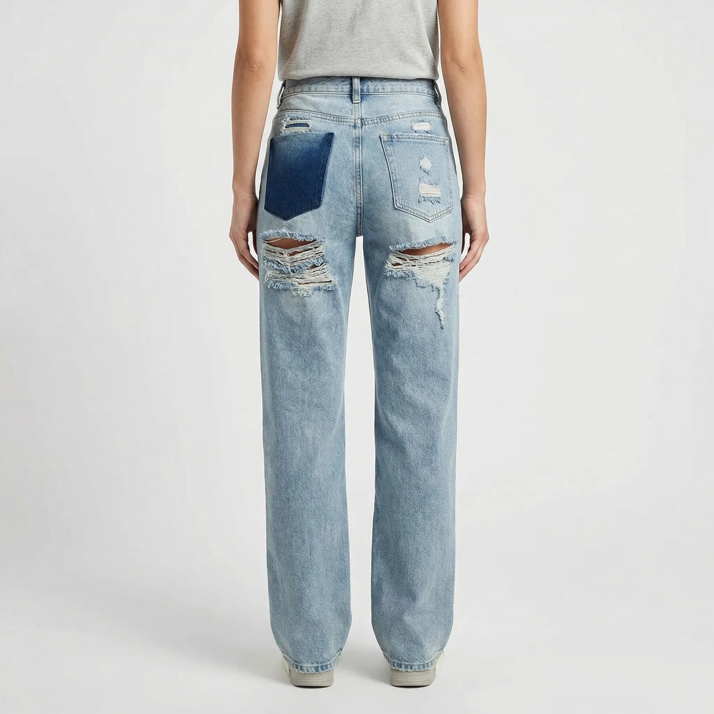 Vintage Ripped Jeans Women - Nelly