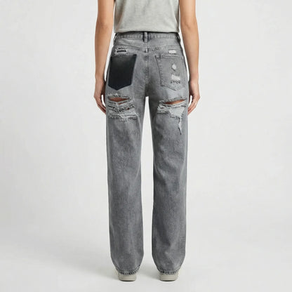 Vintage Ripped Jeans Women - Nelly