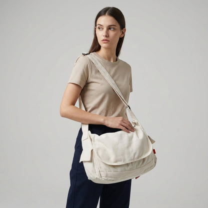 Vintage Canvas Schoudertas - UrbanSatchel