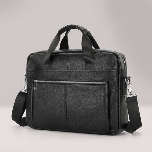 Vintage Stijl Rundleer Aktetas - BriefLux