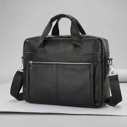 Vintage Stijl Rundleer Aktetas - BriefLux