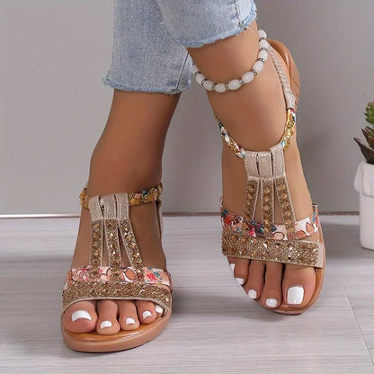 Comfortable Women's Orthopaedic Wedge Sandals with Soft Sole – Marla
