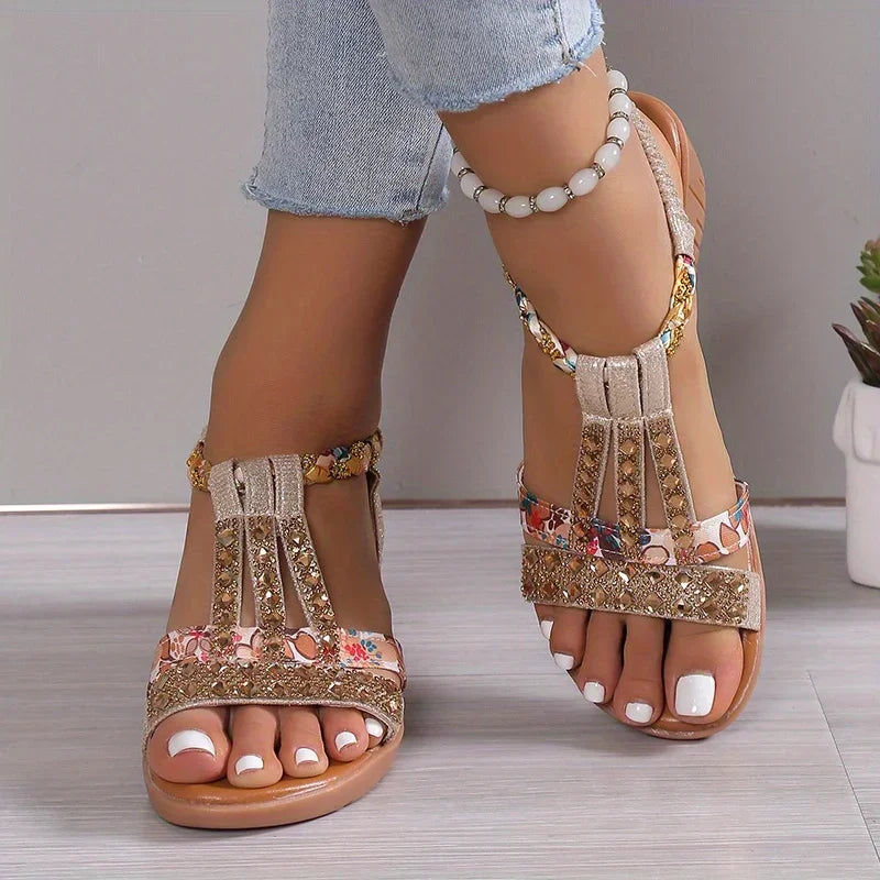 Comfortable Women's Orthopaedic Wedge Sandals with Soft Sole – Marla