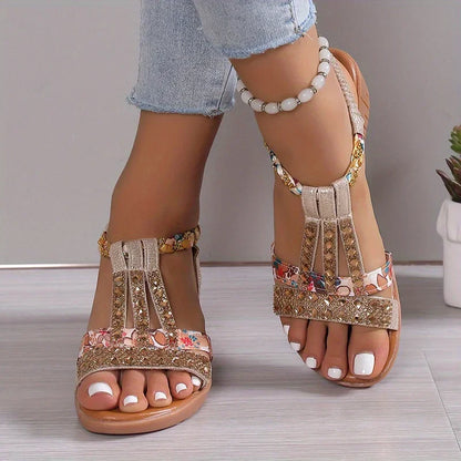 Comfortable Women's Orthopaedic Wedge Sandals with Soft Sole – Marla