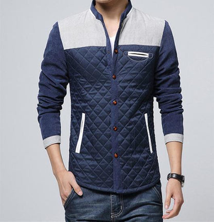 Retro windbreaker with stand-up collar for men - Orlando