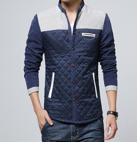 Retro windbreaker with stand-up collar for men - Orlando