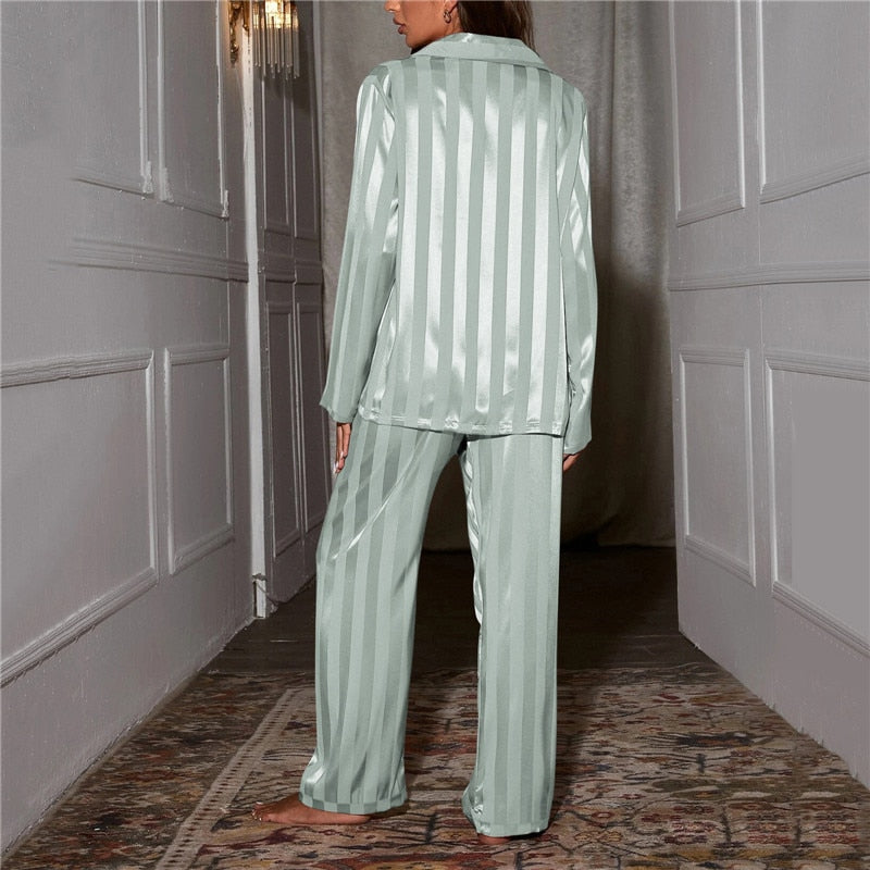 Soft Ladies Satin Pyjama – Marisol