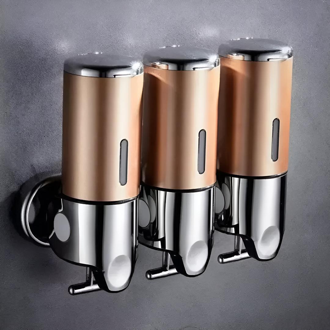 Wall-Mounted Brass Soap Dispenser | Stylish Fit for Bath & Kitchen 9