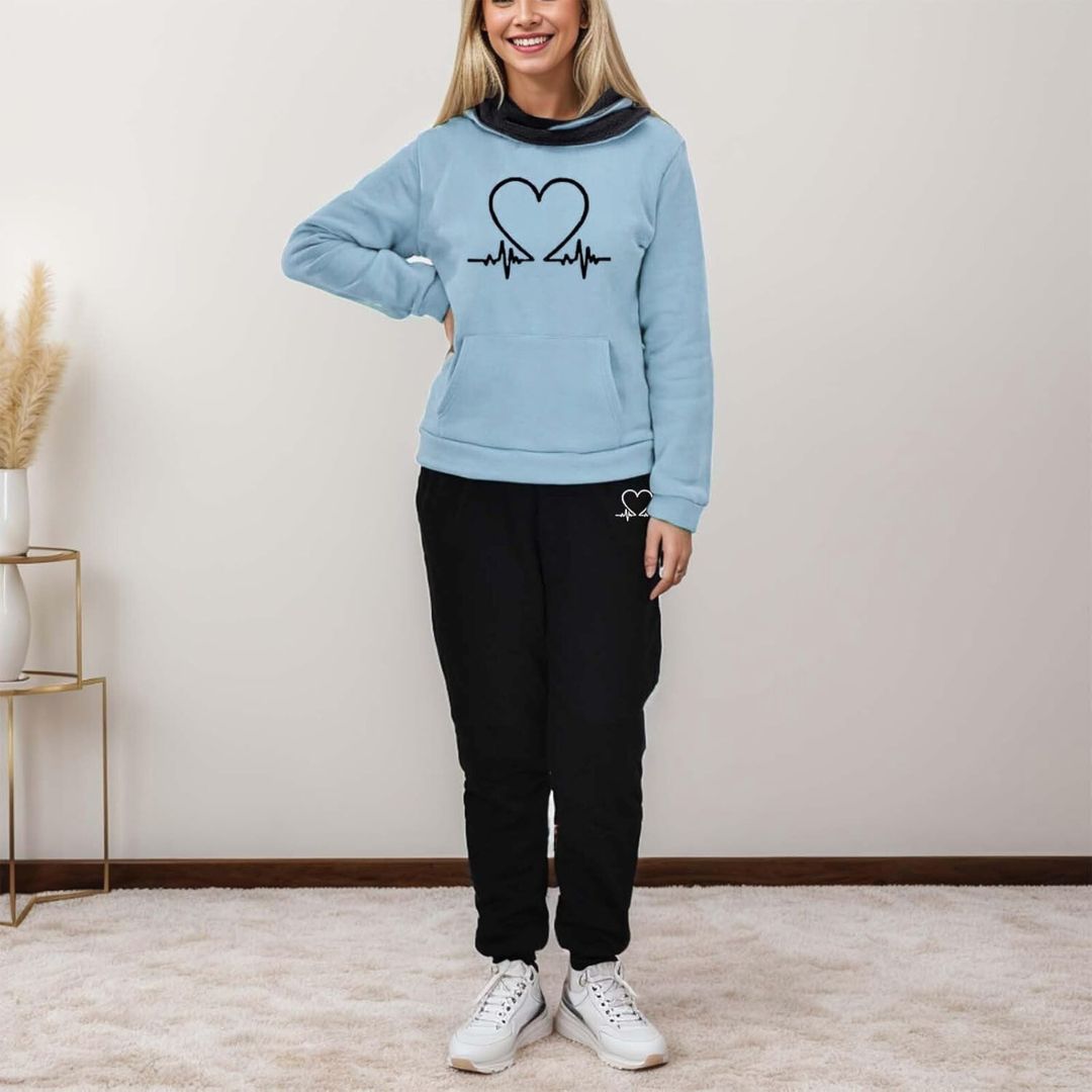 COMFORTABLE WOMEN'S TWO-PIECE TRACKSUIT - WARMFLEX™