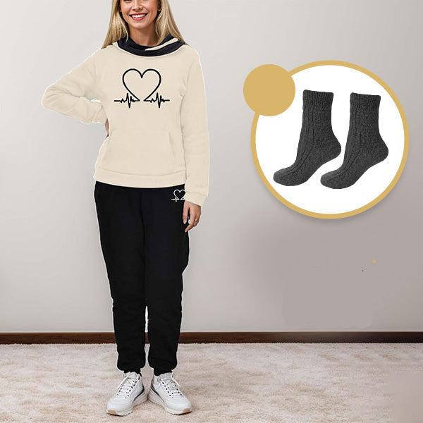 COMFORTABLE WOMEN'S TWO-PIECE TRACKSUIT - WARMFLEX™