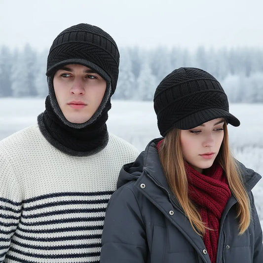 Warm Hat with Face Protection - WinterCap