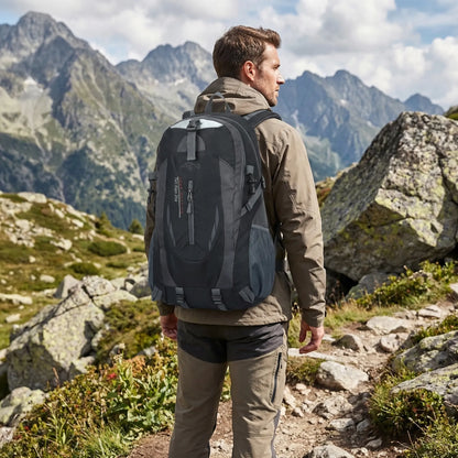 Water-Resistant 50L Hiking Rucksack - Sean